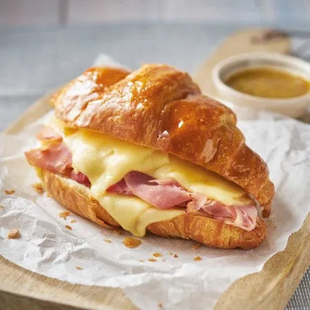 Cheese and ham mini croissants (12 pieces)