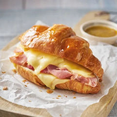 Cheese and ham mini croissants (12 pieces)
