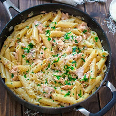 Vanilla Cream Smoked Salmon Penne (3 pounds)