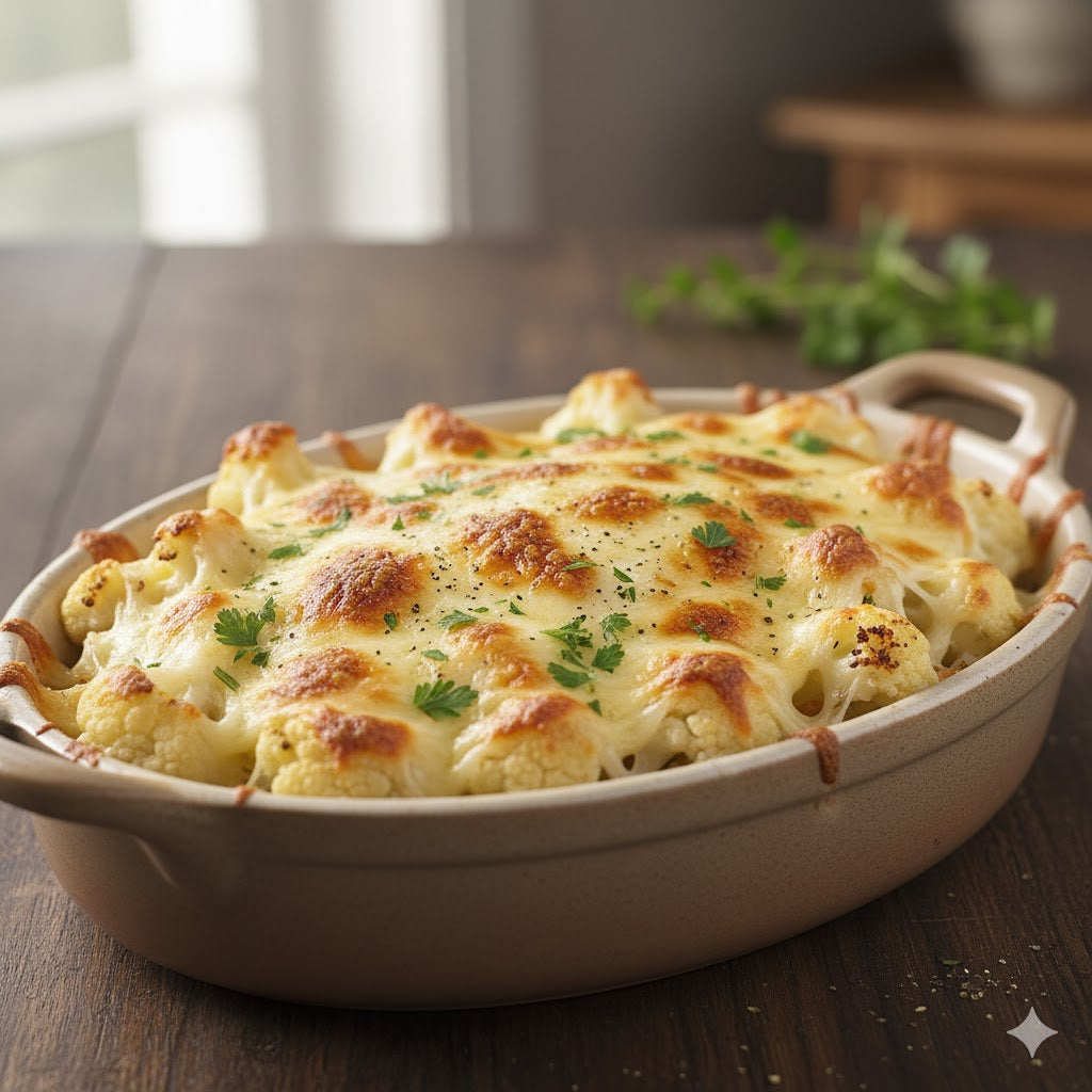 芝士「植物肉碎」焗菜花 (2磅)