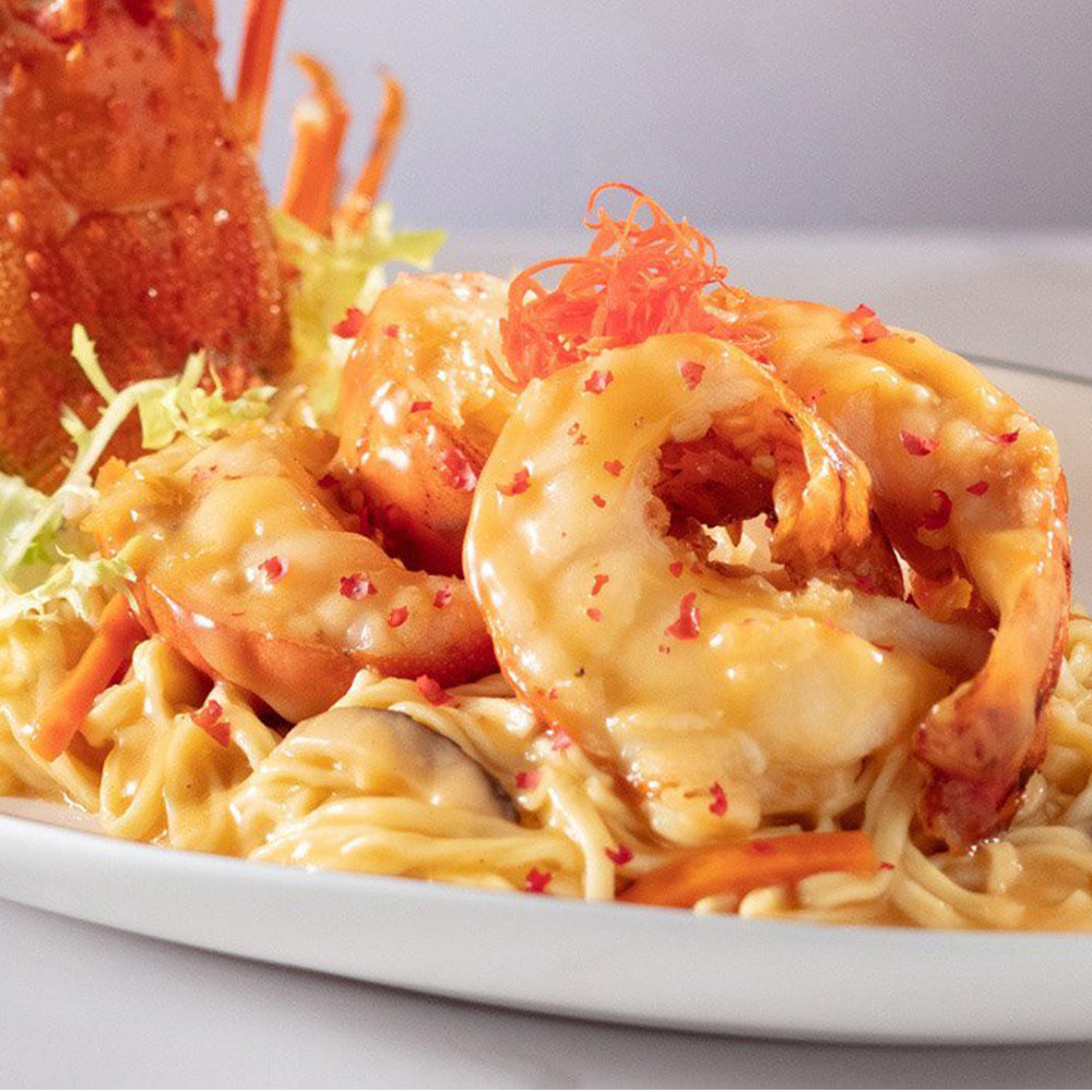Baked Lobster Spaghetti with Cheese (3 pounds)