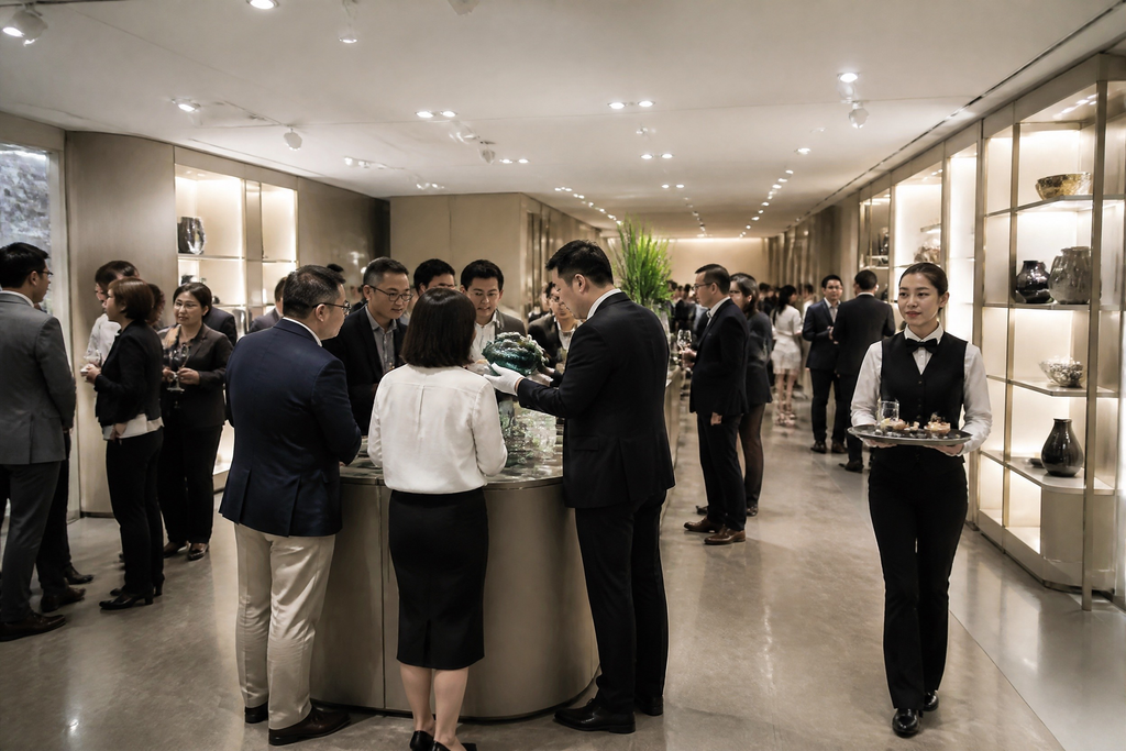 陳列室開幕酒會：精緻小食令產品展示同交流更自然