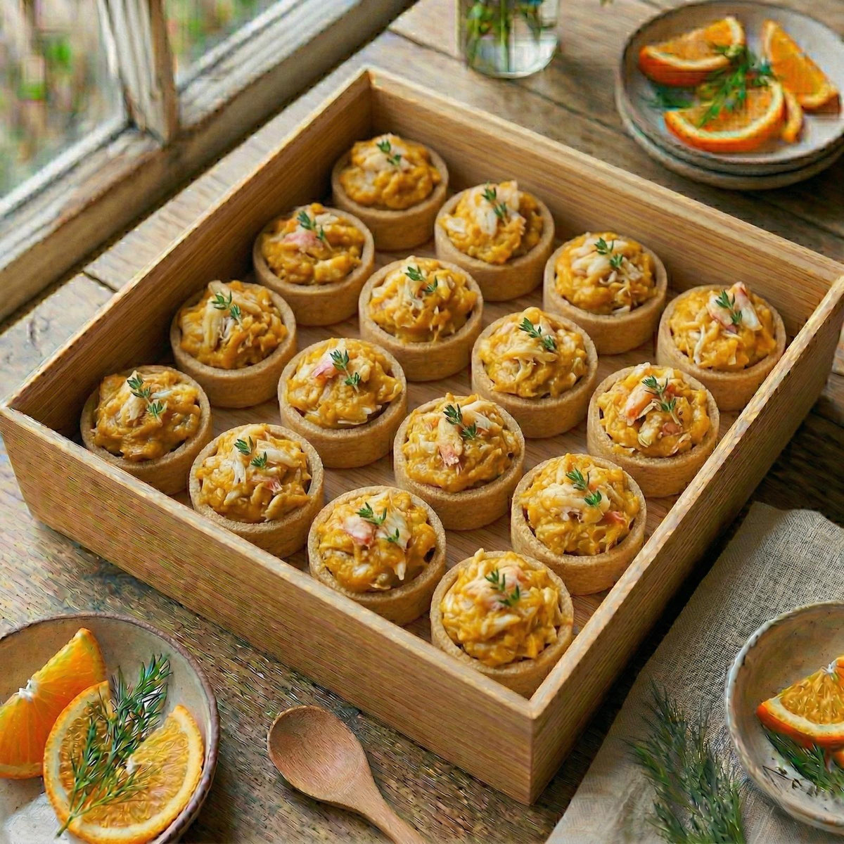 蟹肉南瓜撻 (16件)