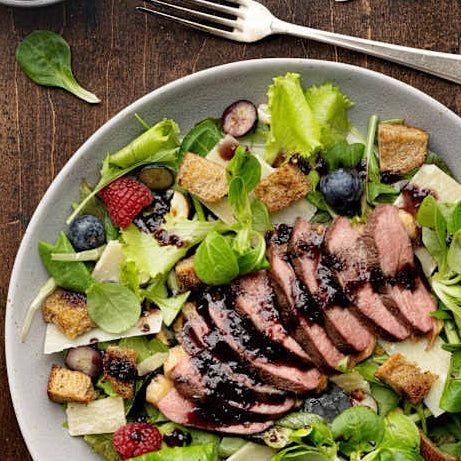 羽衣甘藍莓果煙鴨胸沙律配蜂蜜醋 (2磅)