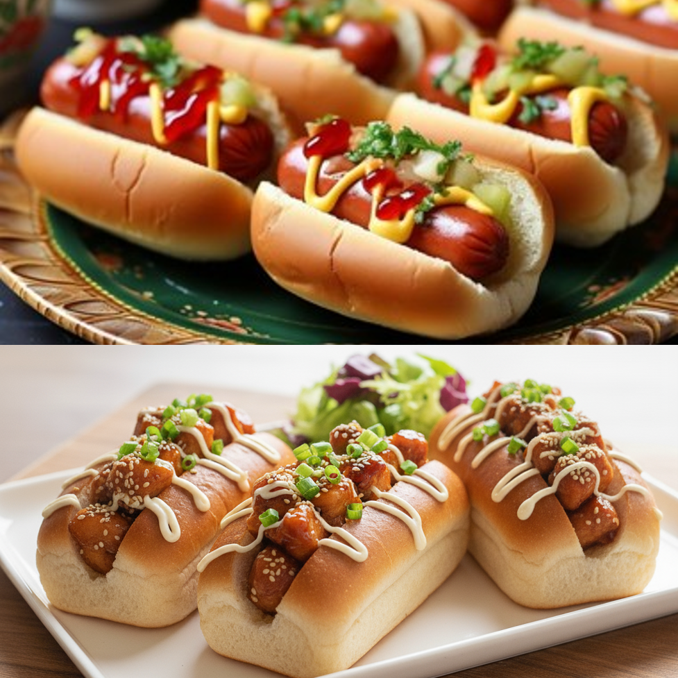 迷你熱狗拼盤 (香腸照燒雞肉各6件)